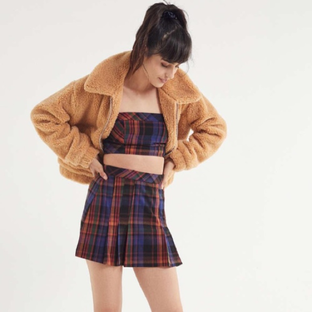 UO Darby Plaid Mini Skirt